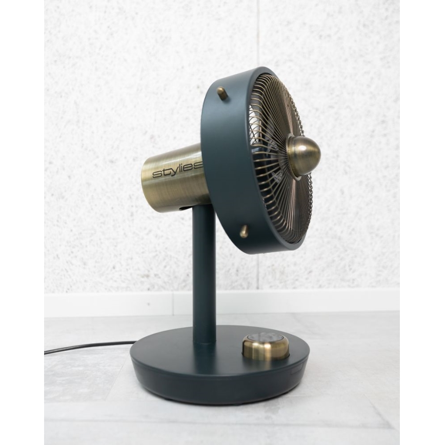 Stylies - Ventilateur de table CEPHEUS 24W/230V noir