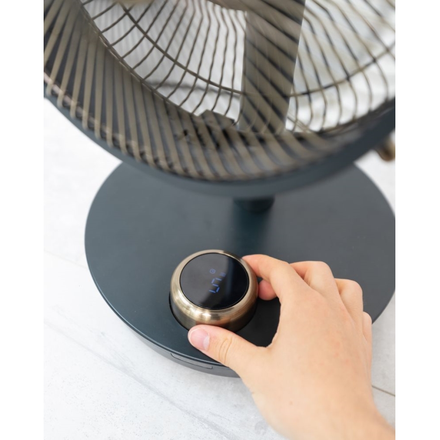 Stylies - Ventilateur de table CEPHEUS 24W/230V noir