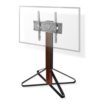 Support de sol pour TV 43-65” mahogany