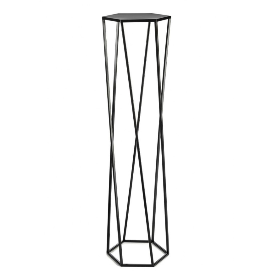 Support pot 100x24 cm noir