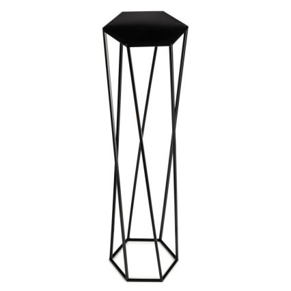 Support pot 100x24 cm noir
