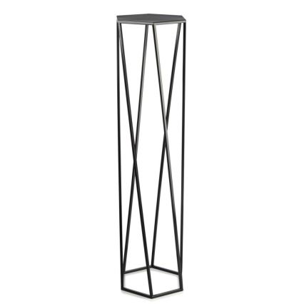 Support pot 100x24 cm noir