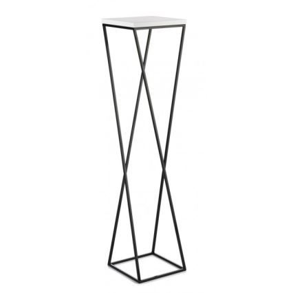 Support pot de fleur LOFT 100x24 cm noir/blanc
