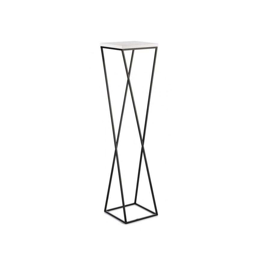 Support pot de fleur LOFT 100x24 cm noir/blanc