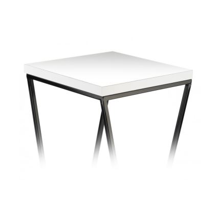 Support pot de fleur LOFT 100x24 cm noir/blanc