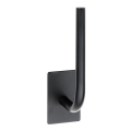Support pour papier 4,5x18 cm inox/noir