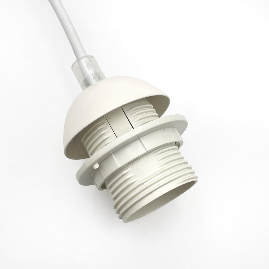 Suspension à câble AIDA 1xE27/60W/230V Ø 35 cm chêne/blanc