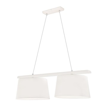 Suspension à câble AIDA 2xE27/60W/230V chêne