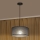Suspension à câble ALBA 1xE27/15W/230V Ø 40 cm, gris