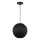 Suspension à câble DANA 1xE27/15W/230V Ø 25 cm noir