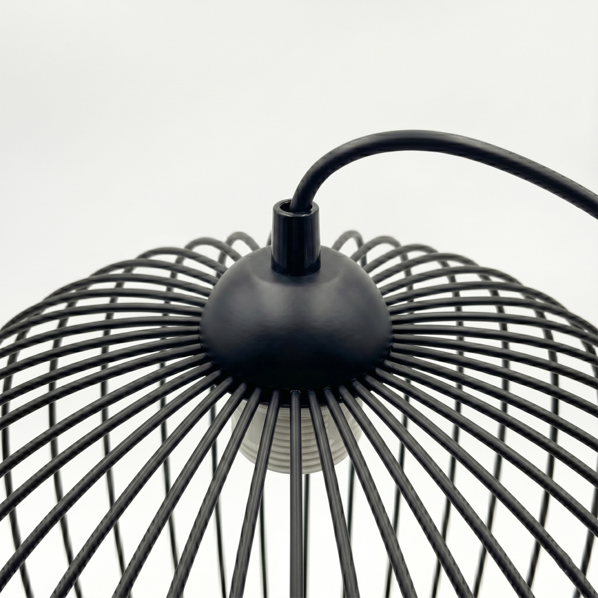 Suspension à câble DESTELLO 1xE27/15W/230V Ø 32 cm noir