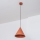 Suspension à câble ETNA II 1xE27/15W/230V Ø 18,5 cm orange
