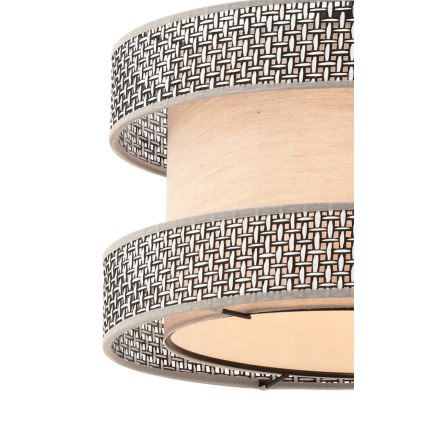 Suspension à câble HALO 1xE27/60W/230V beige/gris