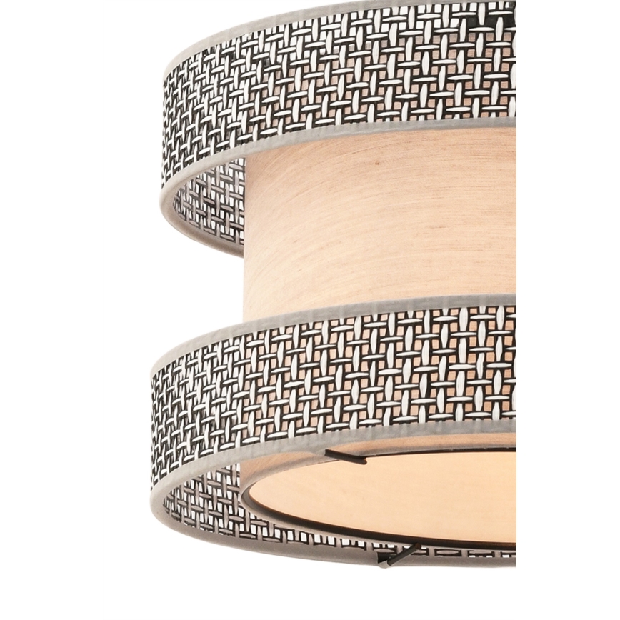 Suspension à câble HALO 1xE27/60W/230V beige/gris