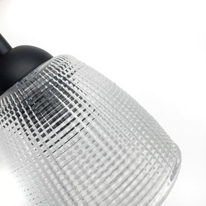 Suspension à câble LEANDRA 1xE27/15W/230V chêne/noir