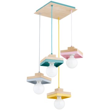 Suspension à câble MIKO 3xE27/15W/230V multicolore