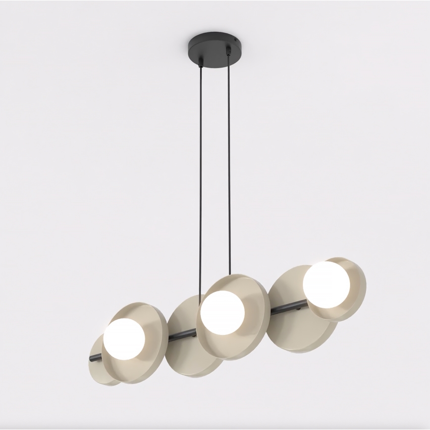 Suspension à câble MODEL 6xG9/8W/230V beige