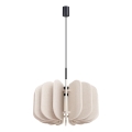Suspension à câble MULA 1xE27/15W/230V Ø 45 cm crème