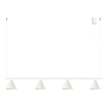 Suspension à câble NOX 4xE14/10W/230V crème