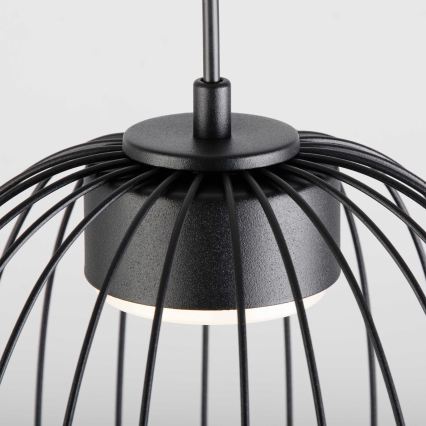 Suspension à câble OVELLA 1xGX53/10W/230V Ø 25 cm noire