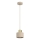 Suspension à câble PARKLA 1xE27/15W/230V beige/doré