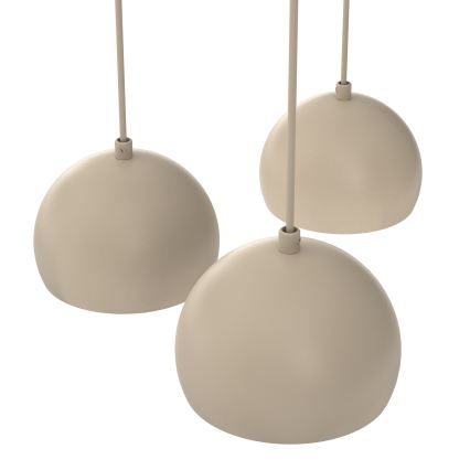 Suspension à câble SOOL 5xE27/15W/230V beige