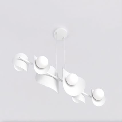 Suspension à câbles ELEMENTI 6xG9/8W/230V blanche