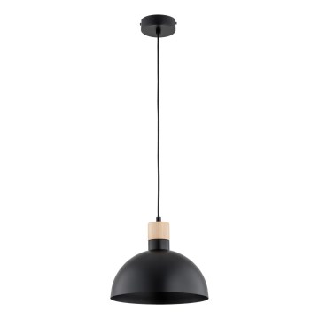 Suspension à cordon NEOMI 1xE27/15W/230V noire