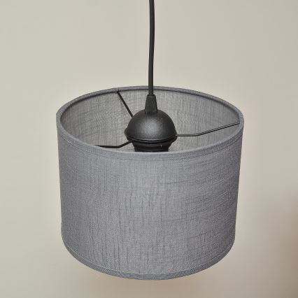 Suspension ALBA sur câble 2xE27/15W/230V gris