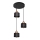 Suspension avec fil EDISON 3xE27/15W/230V