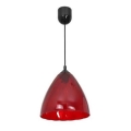 Suspension avec fil FLASH 1xE27/60W/230V rouge