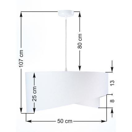 Suspension avec fil GALAXY 1xE27/60W/230V