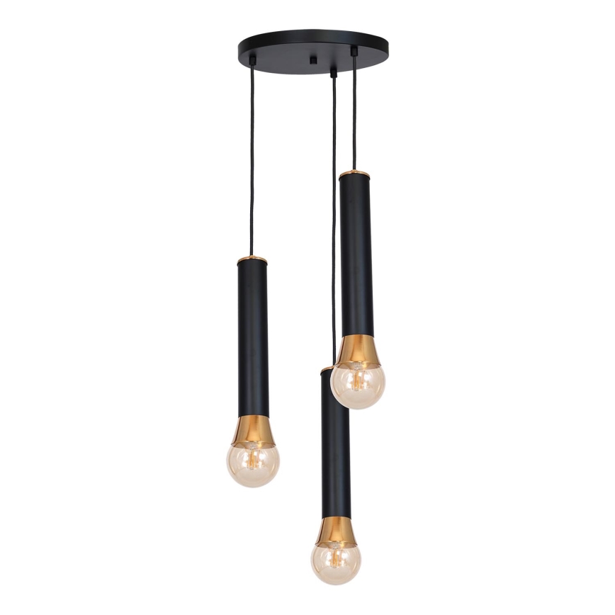 Suspension avec fil LUNAE 3xE27/60W/230V