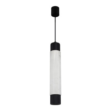 Suspension avec fil MARBLE BLANC/NOIR 1xGU10/8W/230V