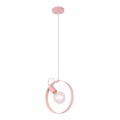 Suspension avec fil NEXO 1xE27/40W/230V rose