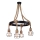 Suspension avec fil ROPE ALEGRA 4xE27/10W/230V