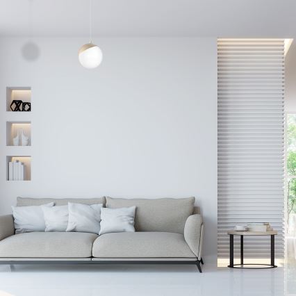 Suspension avec fil SFERA WOOD 1xE14/40W/230V blanc