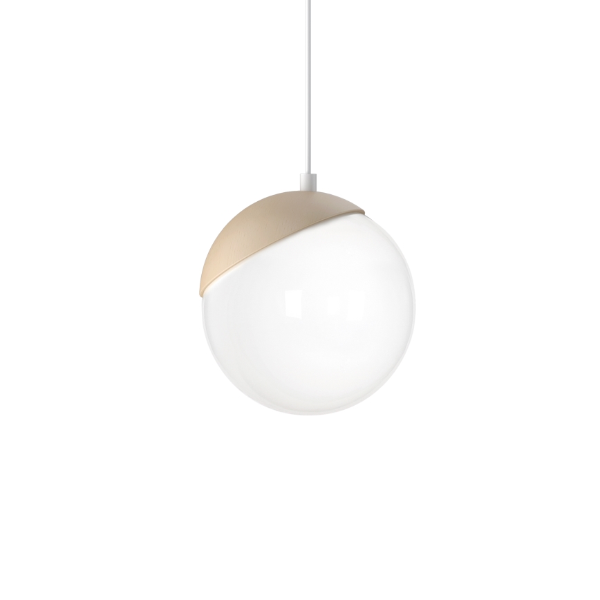 Suspension avec fil SFERA WOOD 1xE14/40W/230V blanc