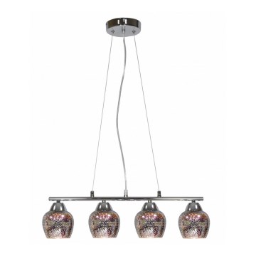 Suspension avec fil SIRIUS 4xE27/60W/230V