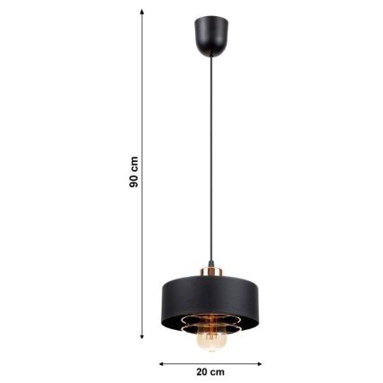 Suspension avec fil VEST 1xE27/60W/230V