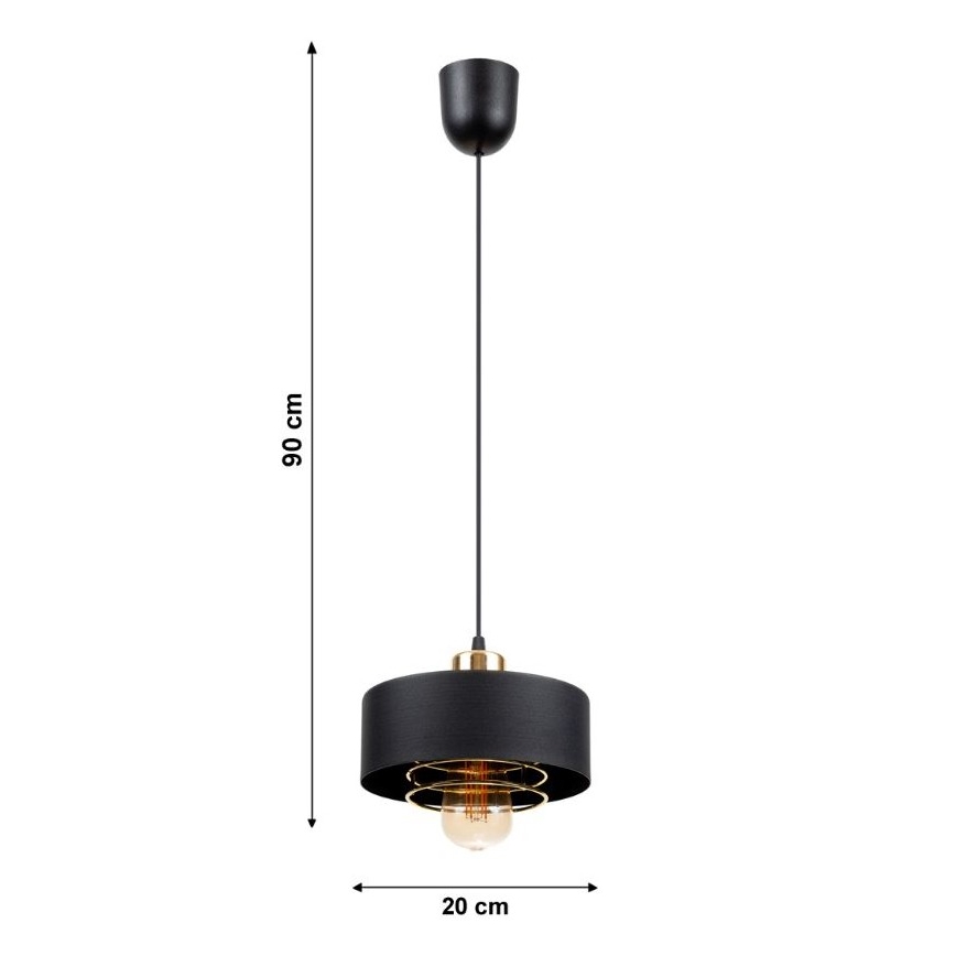 Suspension avec fil VEST 1xE27/60W/230V