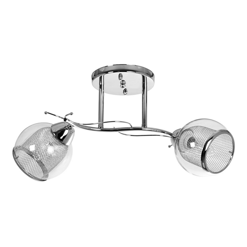 Suspension avec tige 2xE27/60W/230V