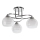 Suspension avec tige 3xE27/60W/230V