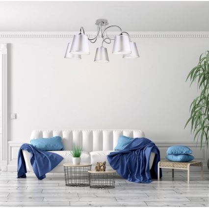 Suspension avec tige LUK 5xE14/40W/230V