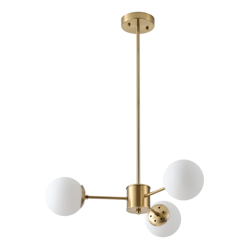 Suspension-barre 3xE27/40W/230V laiton