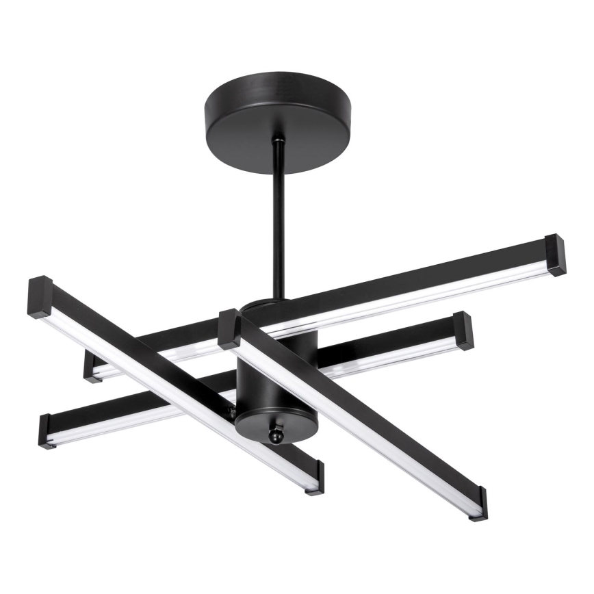 Suspension-barre 4xLED/10W/230V 3000-6500K d. 68 cm noir