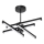 Suspension-barre 4xLED/10W/230V 3000-6500K d. 68 cm noir