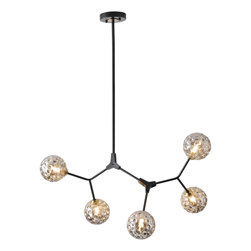 Suspension-barre 5xG9/15W/230V gris