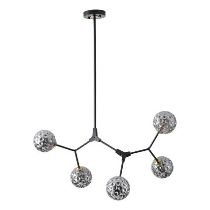Suspension-barre 5xG9/15W/230V gris