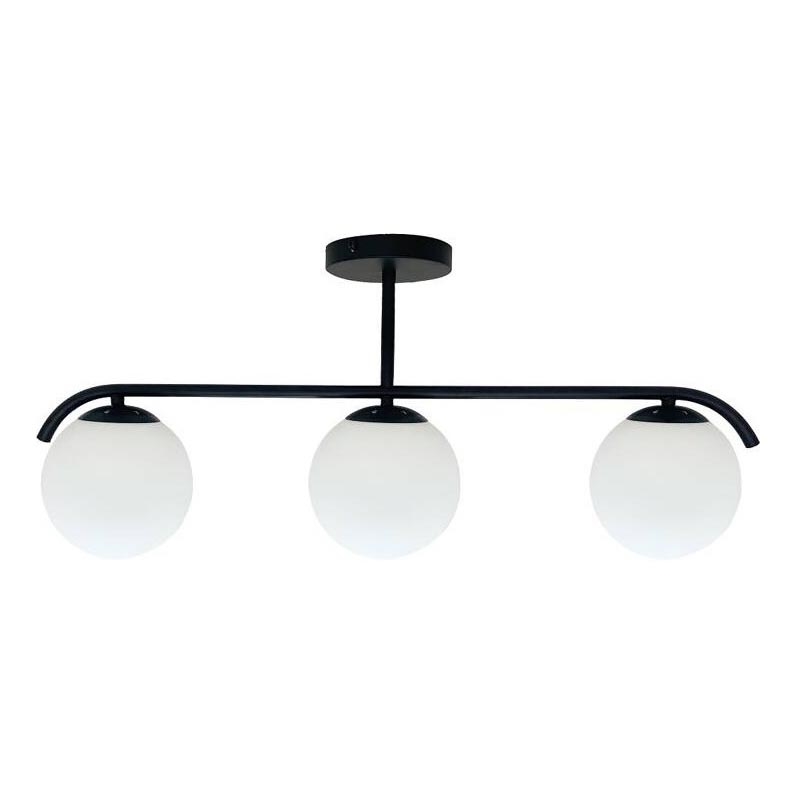 Suspension-barre AMADEO 3xE14/40W/230V noir